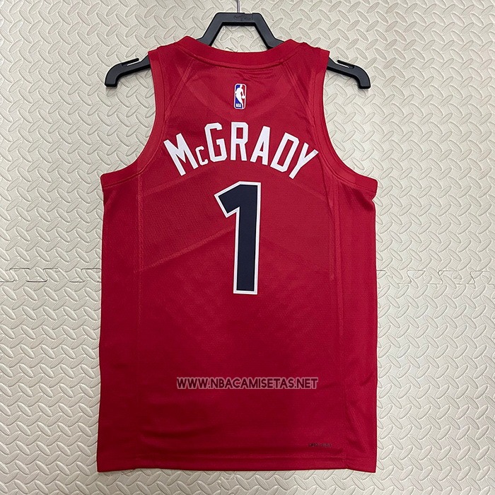 Camiseta Toronto Raptors Tracy Mcgrady NO 1 Icon 2022-23 Rojo